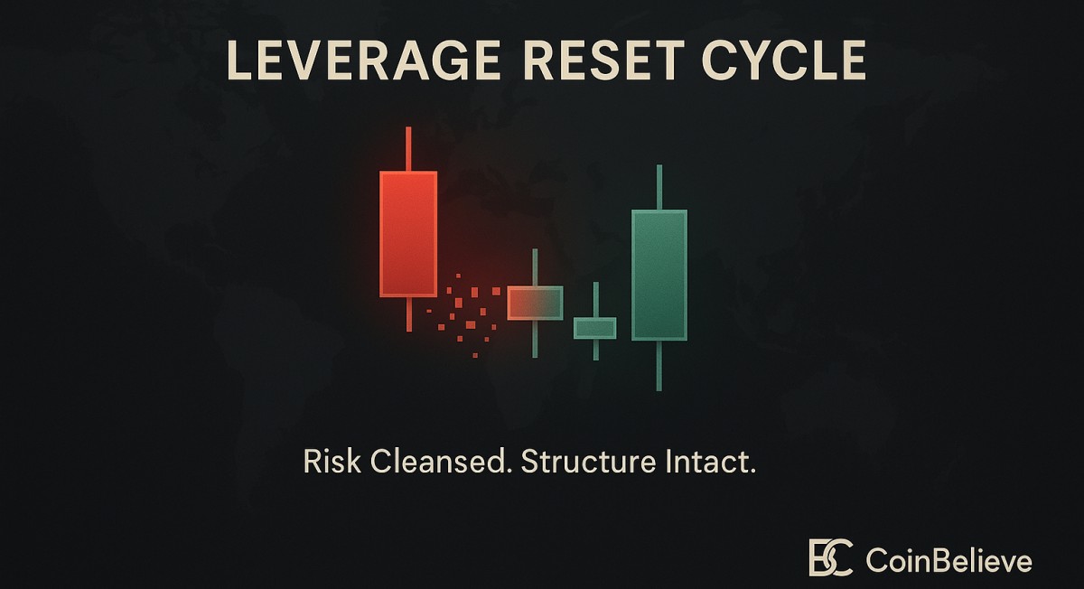 The Leverage Reset Cycle -How Crypto Markets Remove Risk Without Breaking Trend