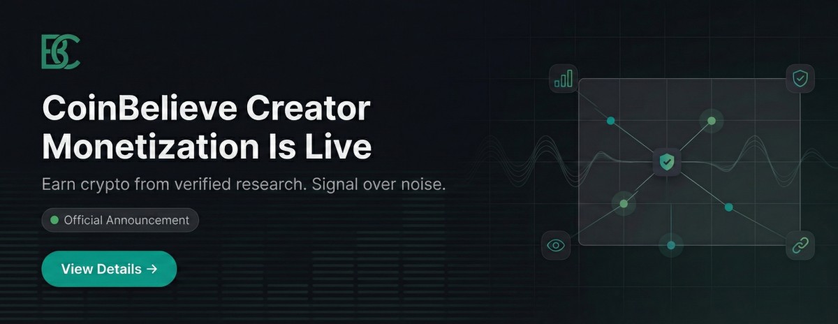 📢 Official Announcement — CoinBelieve Monetization Is Live